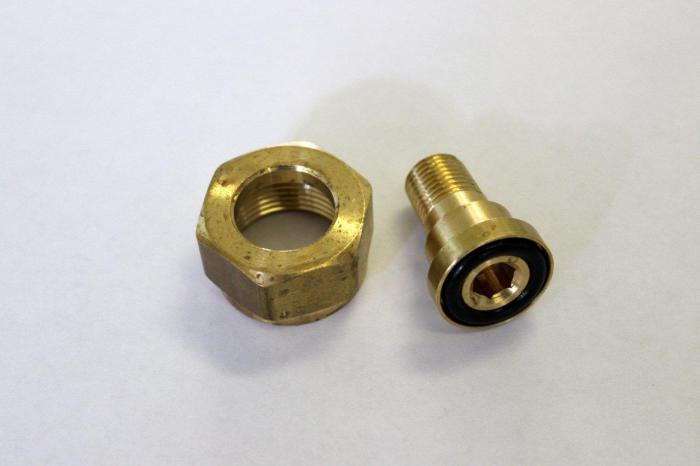 Штуцер и присоединительная гайка / Wrenchtight Nut & Nipple Set