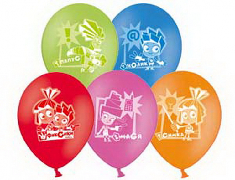 Шар Фиксики, Ассорти (шелк), 2 ст